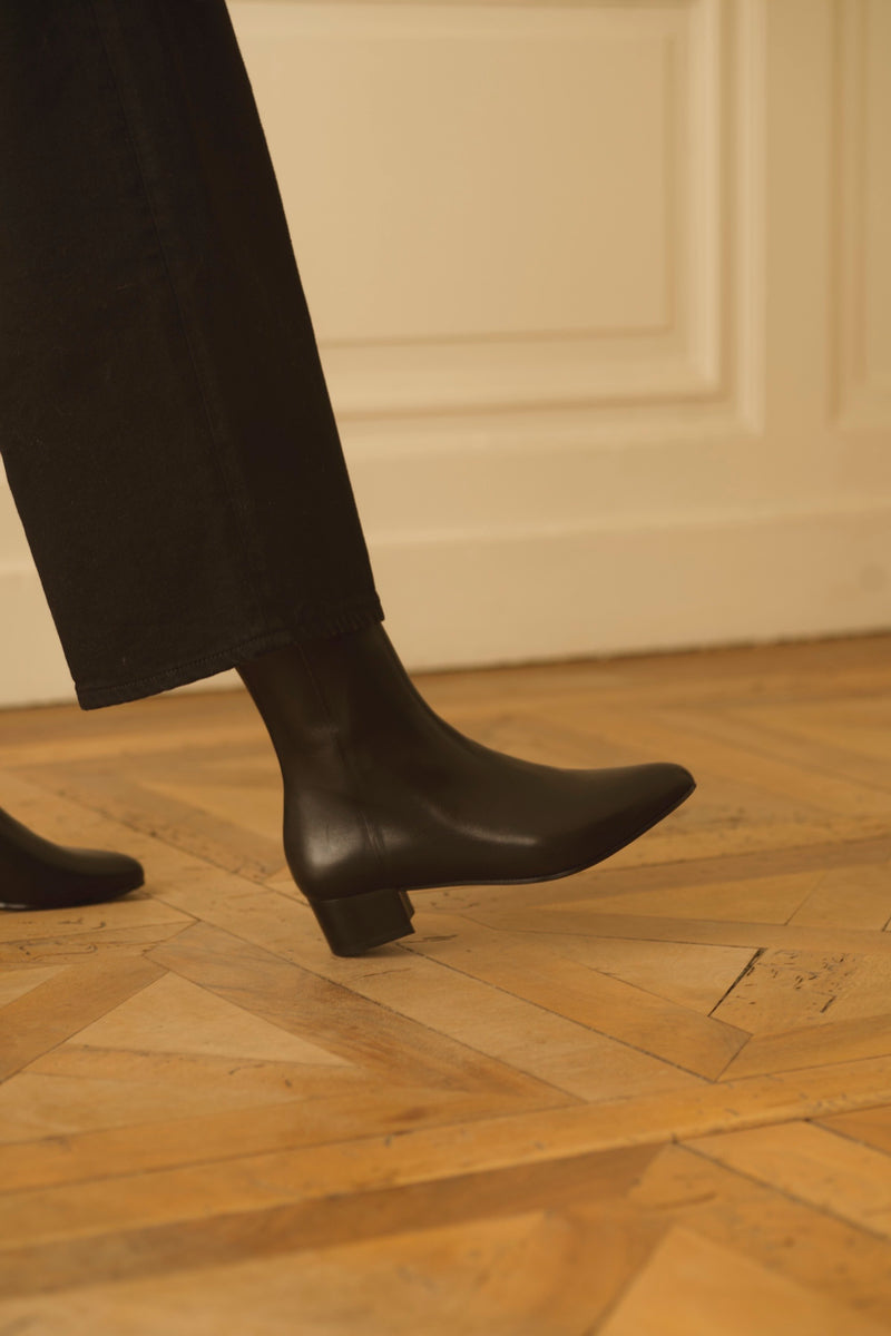 Anne Thomas Michèle Boots Calf Black