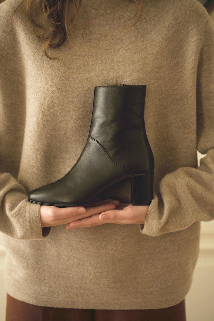 anne thomas Mimo Boots calf black