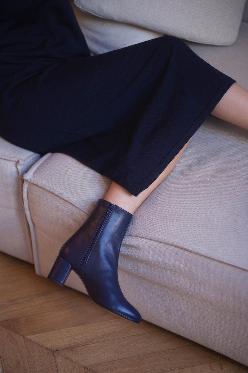 anne thomas Mimo Boots Navy Burrasca