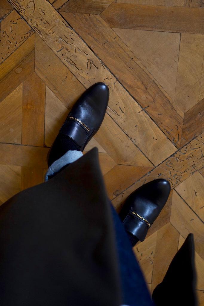 anne thomas Montana Calf Black