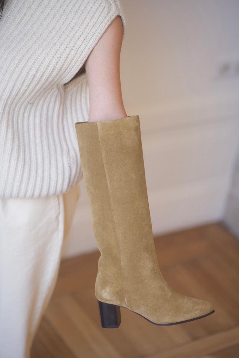 Anne Thomas New Mimo Long Boots Otterproof Tan