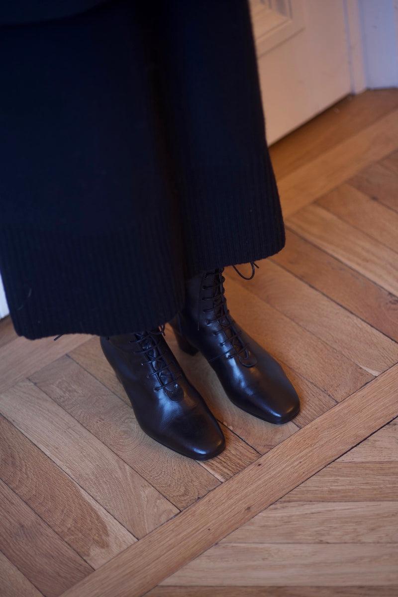 Anne Thomas Pavlova Boots Calf Black