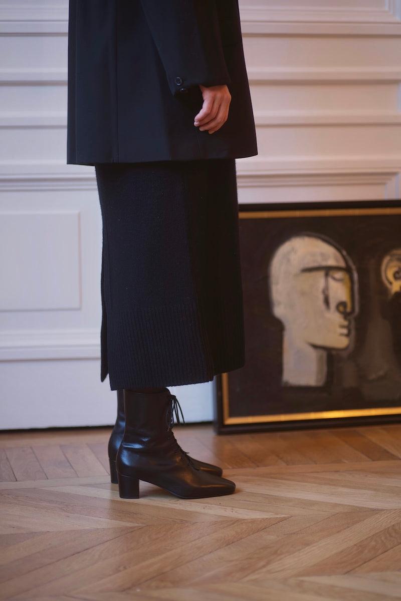 anne thomas Pavlova Boots Calf Black