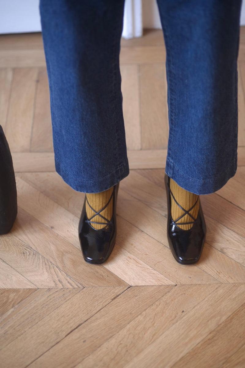 anne thomas Pavlova Laces Pump Morgex Black