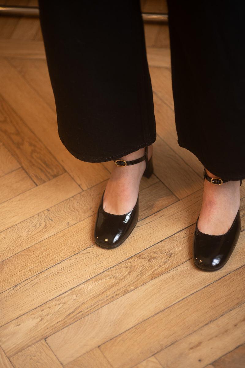 Anne Thomas Pré Vente - Venezia Sandals Morgex Black