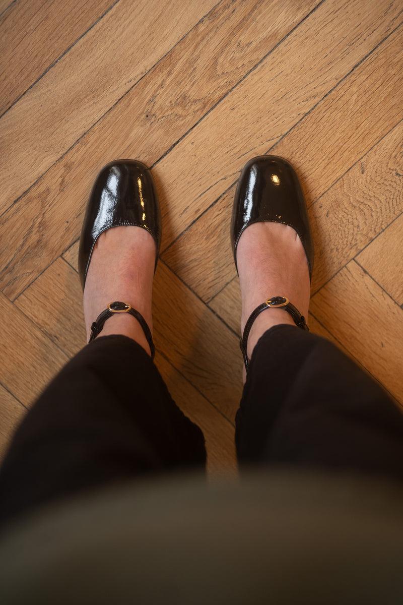 Anne Thomas Pré Vente - Venezia Sandals Morgex Black