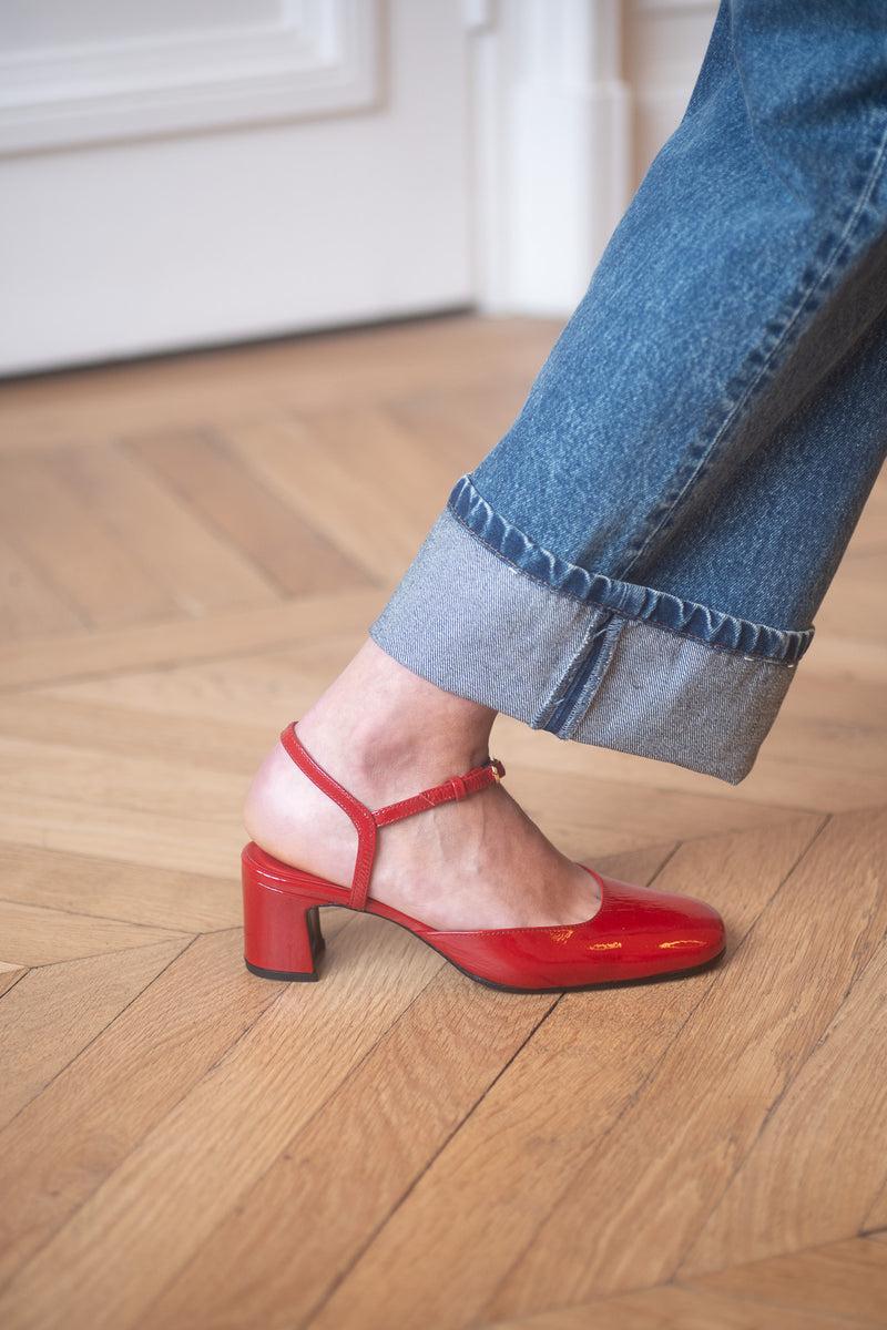 Anne Thomas Pré Vente - Venezia Sandals Morgex Red