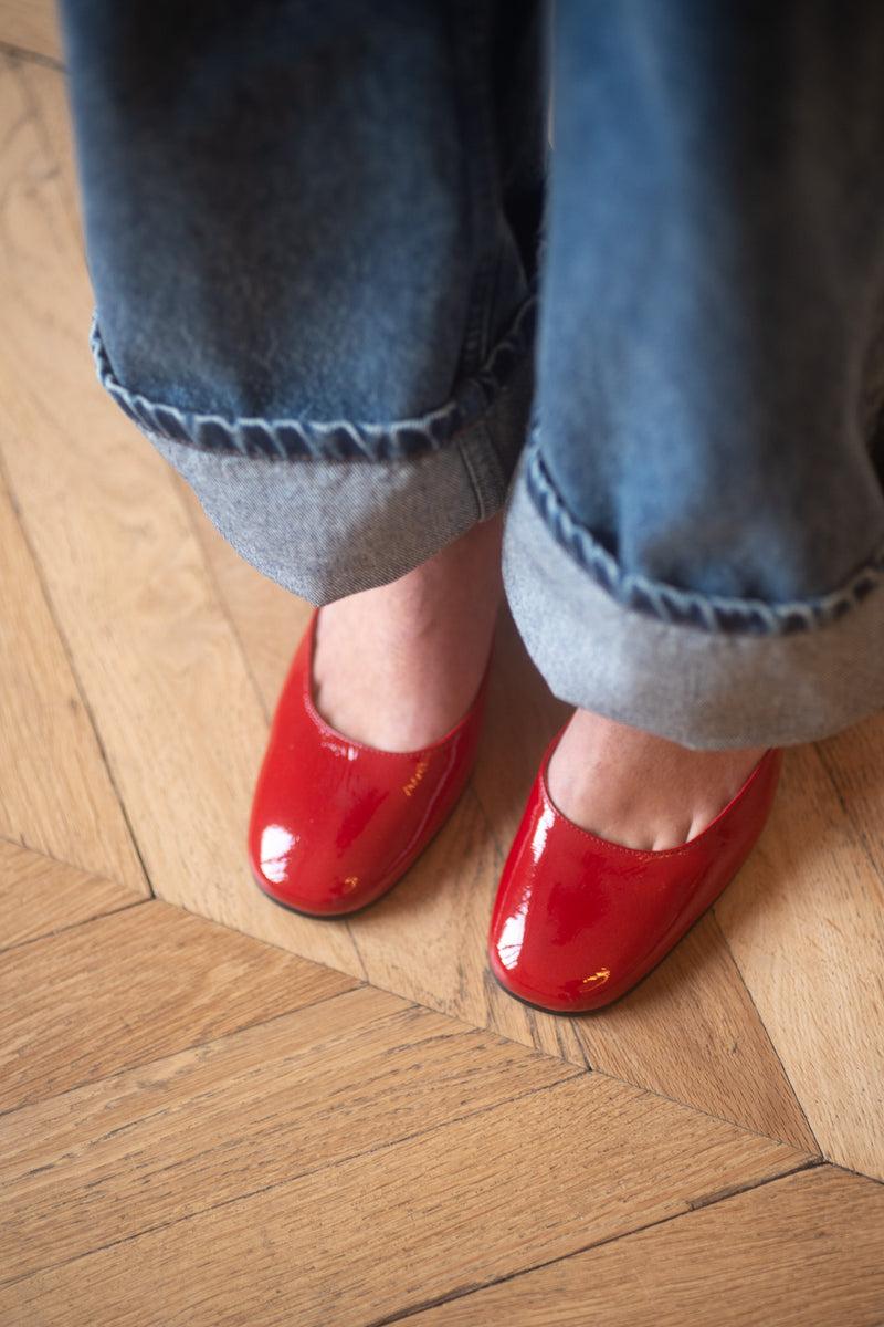 anne thomas Pré Vente - Venezia Sandals Morgex Red