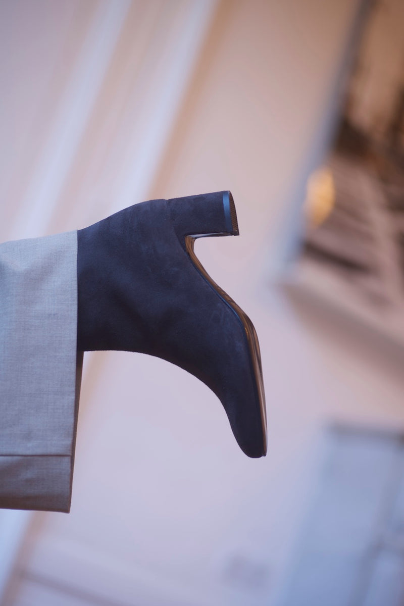 anne thomas Vénezia Boots Velours Poivre Sauvage