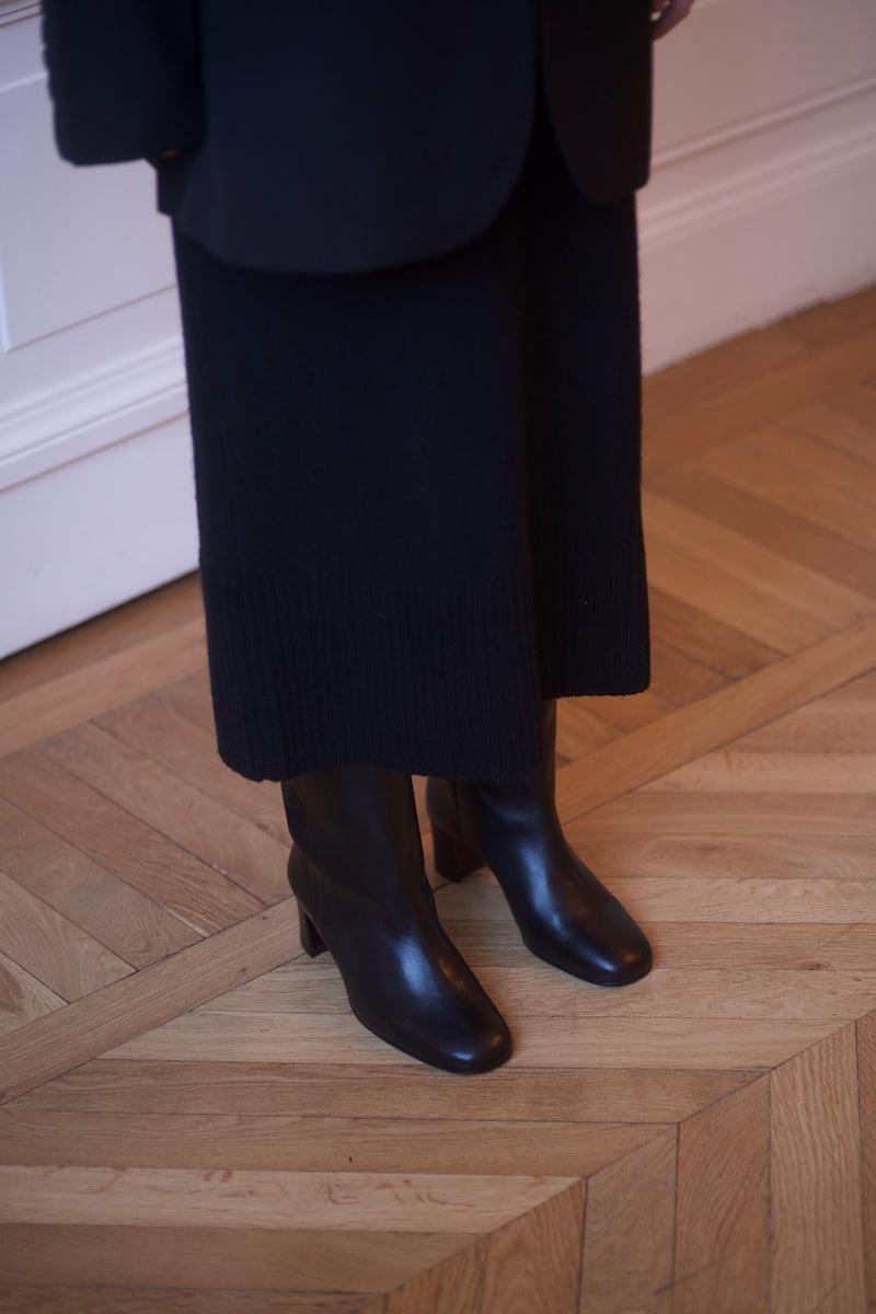 Anne Thomas Vénezia Mi Boots Calf Black