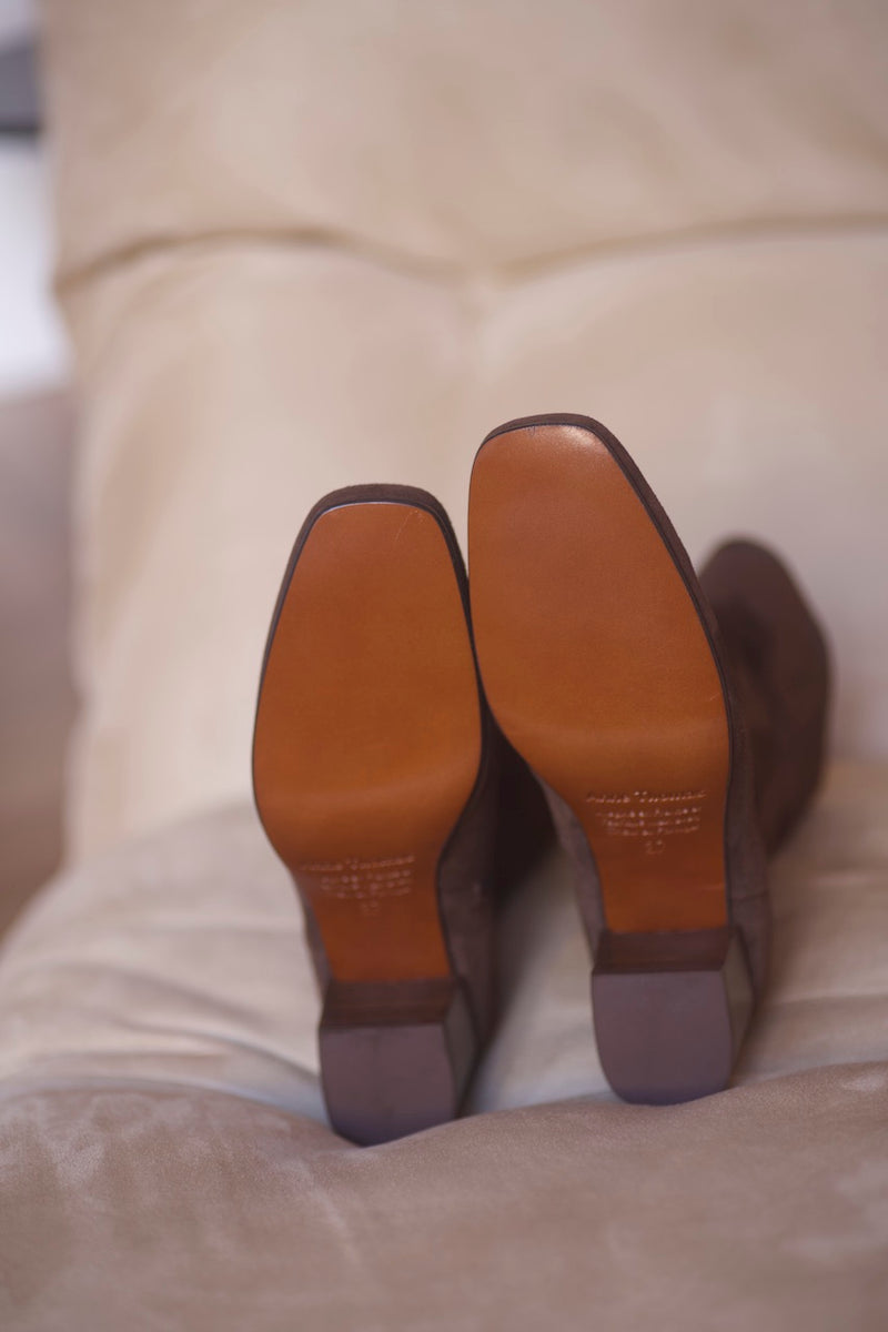 Anne Thomas Victoria Boots Velours Baia