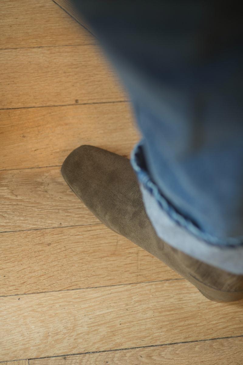 Anne Thomas Victoria Elastic Boots Softy Oliva