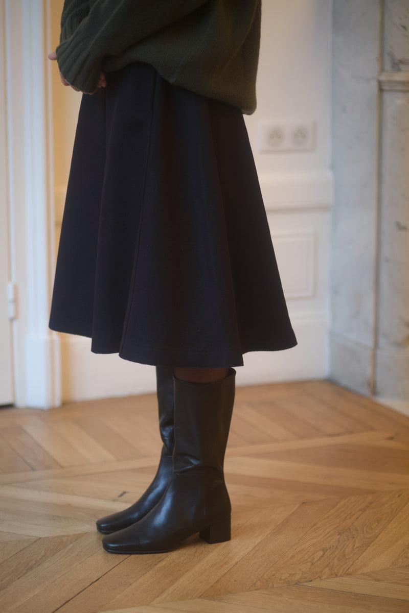 anne thomas Victoria Mi Boots Calf Black