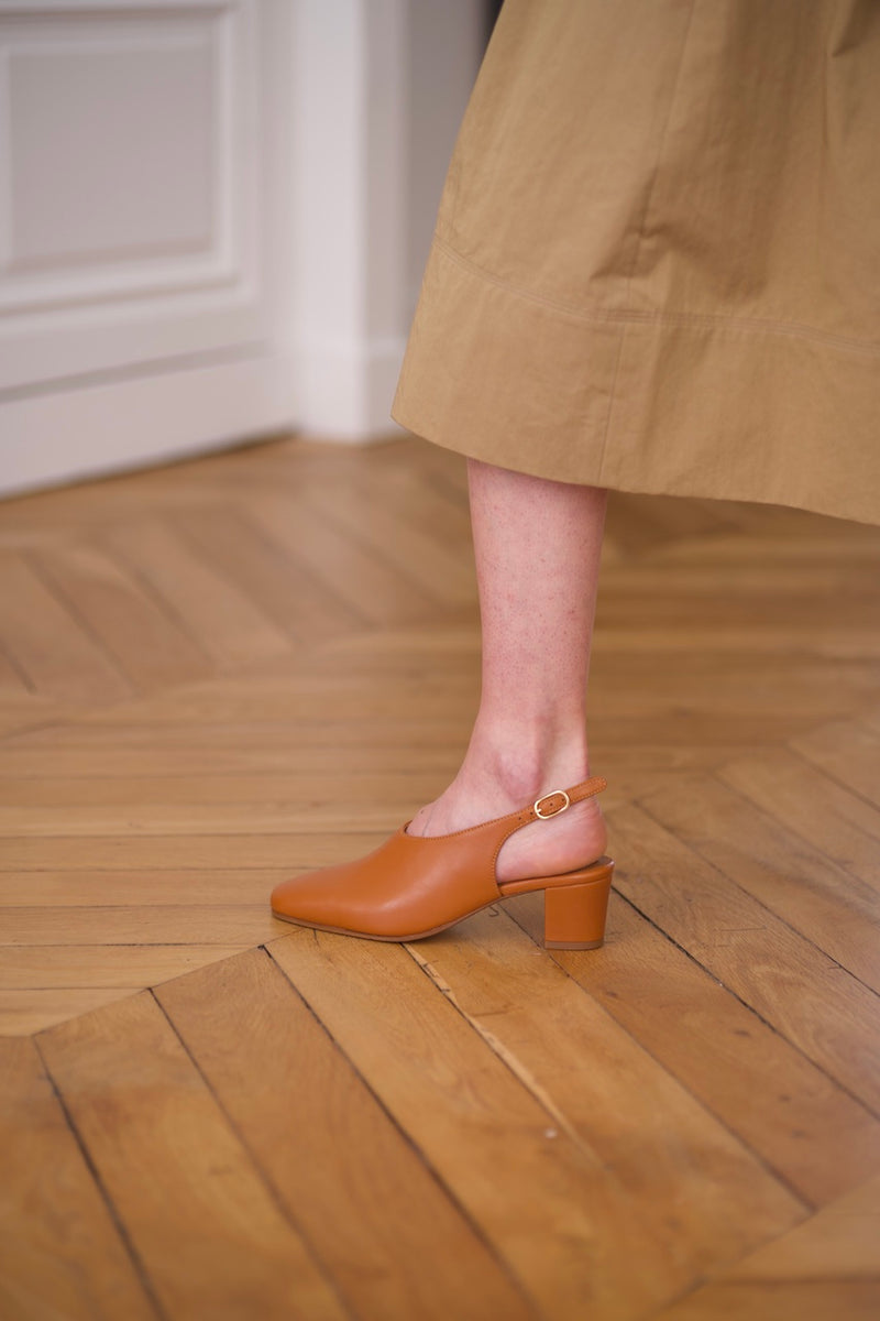 Anne Thomas Pavlova Slingback Nappa Iconic Tan / 37 - 40