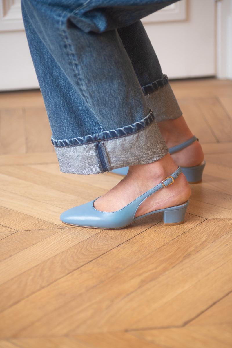 anne thomas Pré Vente - Anita Slingback Nappa Cindarella