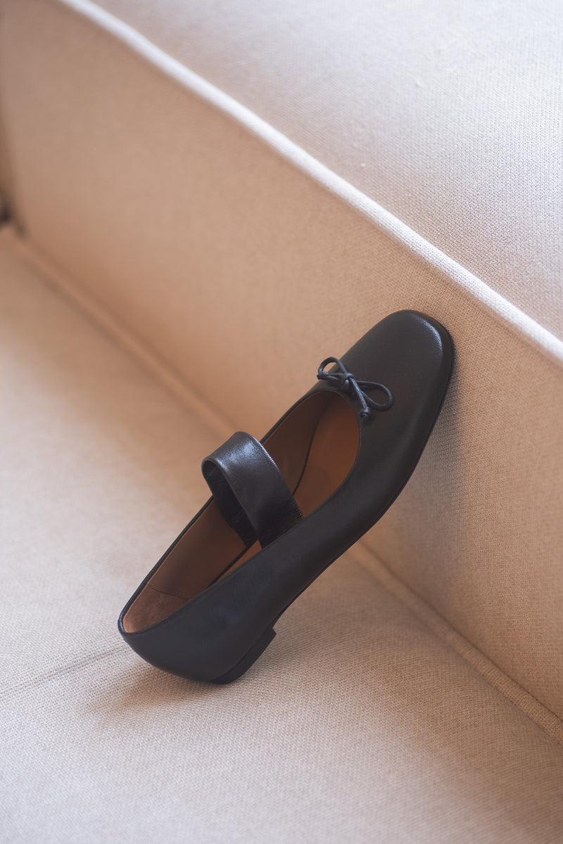 Anne Thomas Pré Vente - Colette Ballerina Nappa Black