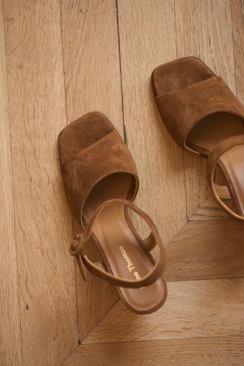 Anne Thomas Pré Vente - Dallas Sandals Suede Turcasso