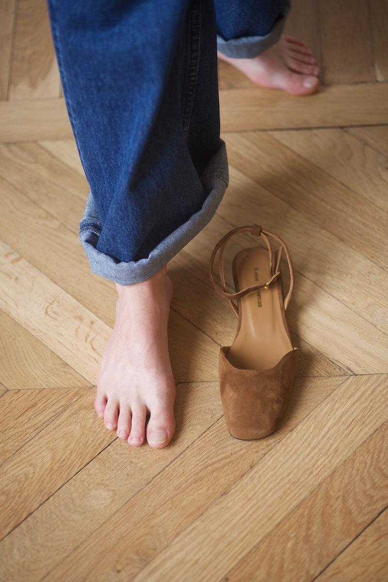 Anne Thomas Pré Vente - Pavlova Sandals Velours Turcasso