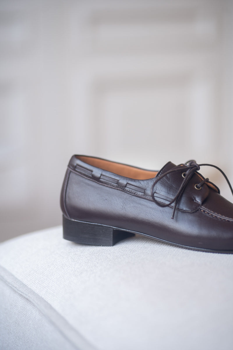 Anne Thomas Pré Vente - Portofino Boat Shoes Nappa Van Dyck