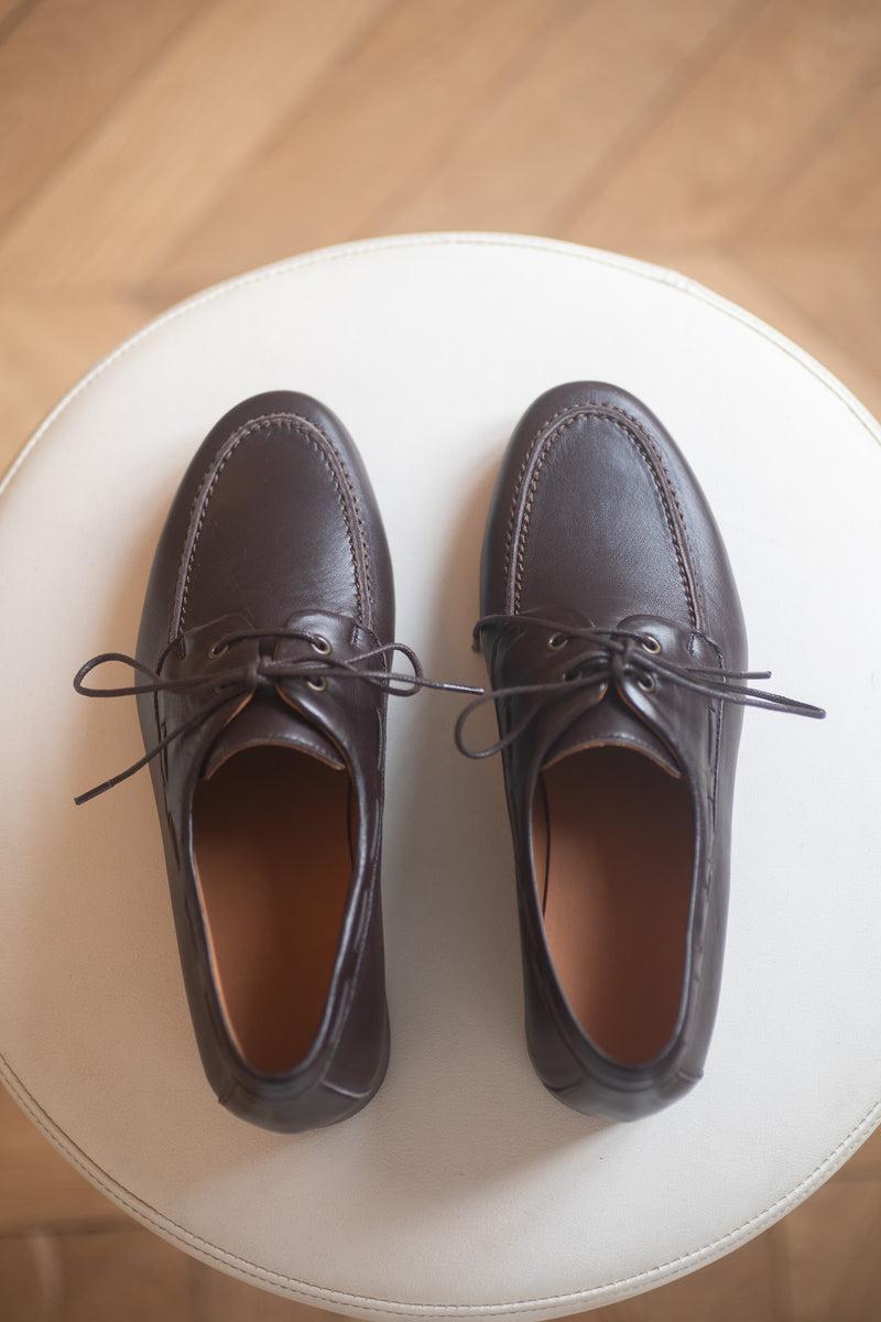 Anne Thomas Pré Vente - Portofino Boat Shoes Nappa Van Dyck