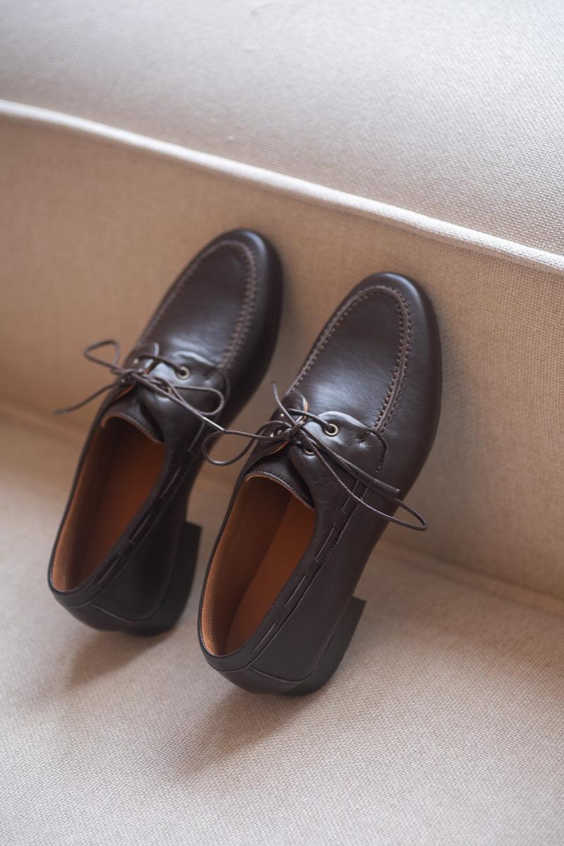 anne thomas Pré Vente - Portofino Boat Shoes Nappa Van Dyck