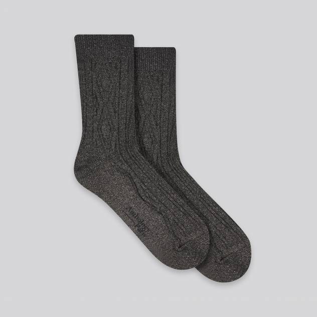 Anthology Paris Socks Lili ANTHRACITE/OR