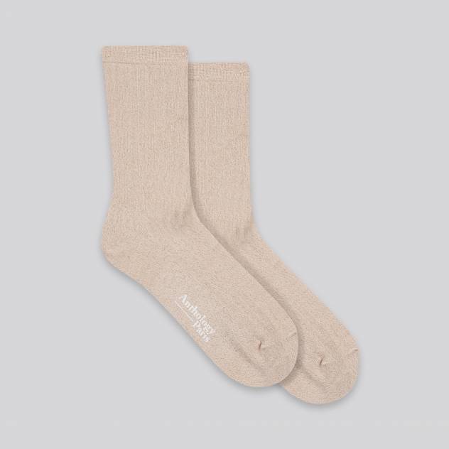 anthology paris socks lulu ECRU/OR