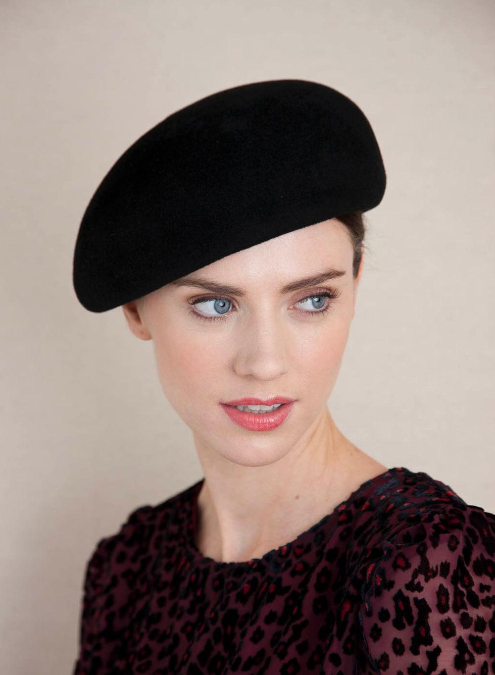 Anthony Peto Basco Felt Leopard;;;Black