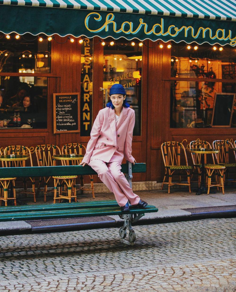 Anthony Peto Beanie Cotton Denim