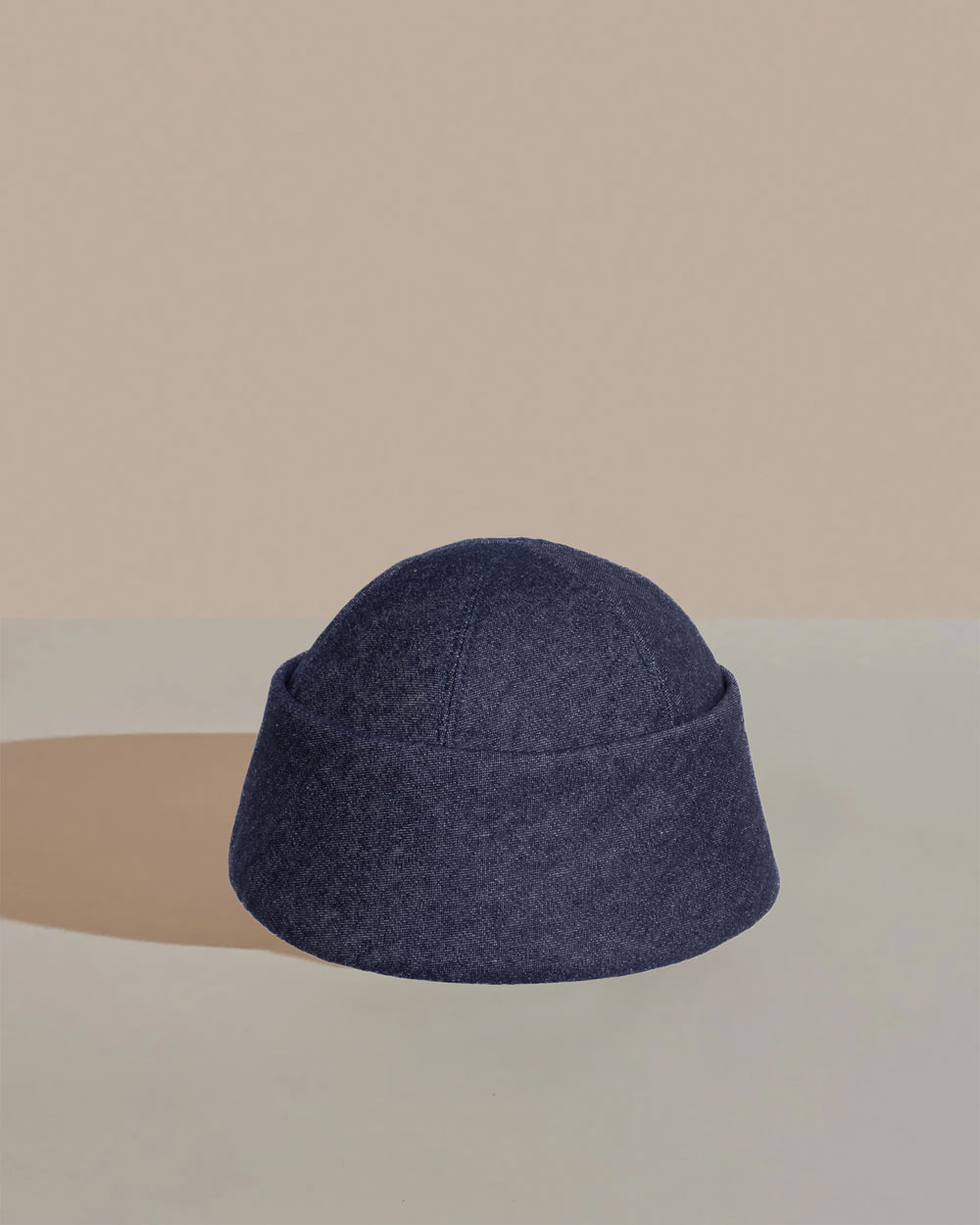 anthony peto beanie cotton denim