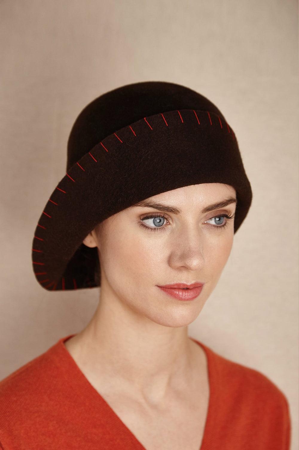 Anthony Peto Bob Surpiqué Felt Black;;;Brown