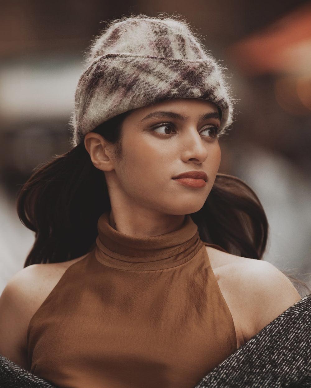 Anthony Peto Calot Mohair Military Lila