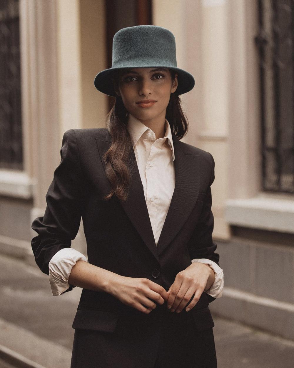 Anthony Peto Calypso Felt Blue Spruce