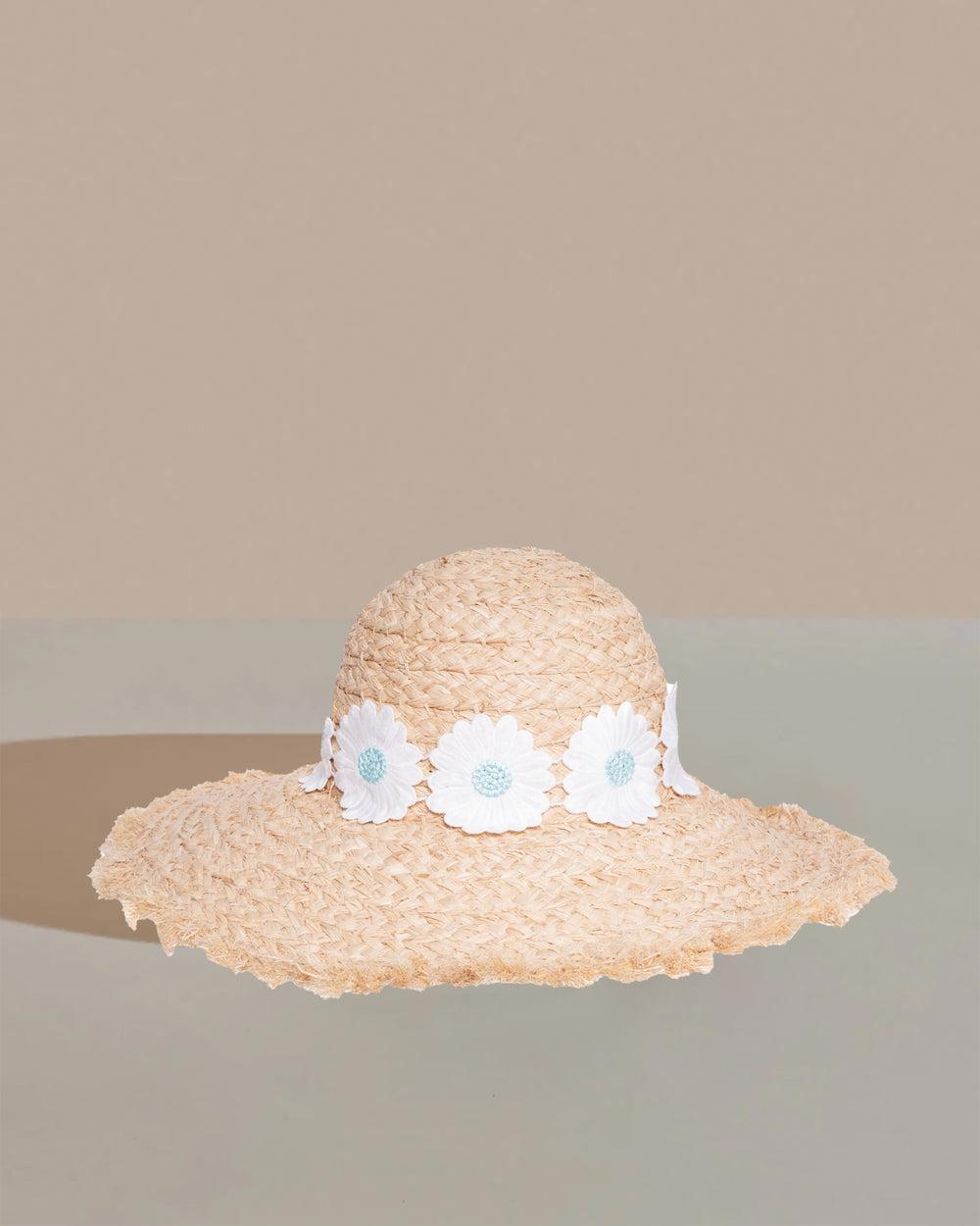 anthony peto capeline raffia marguerites