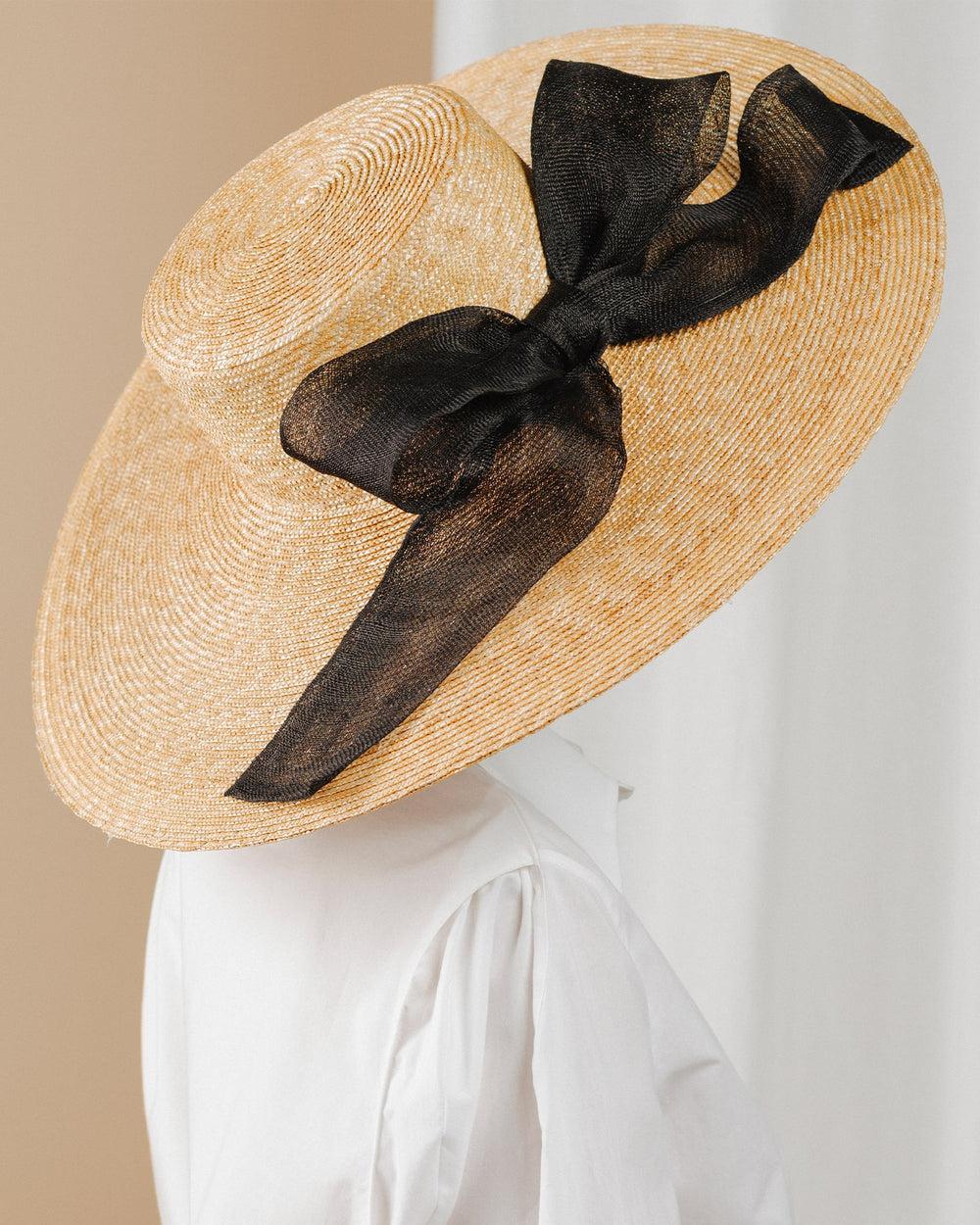 Anthony Peto Capeline Rozel Paille Natural;;;Black