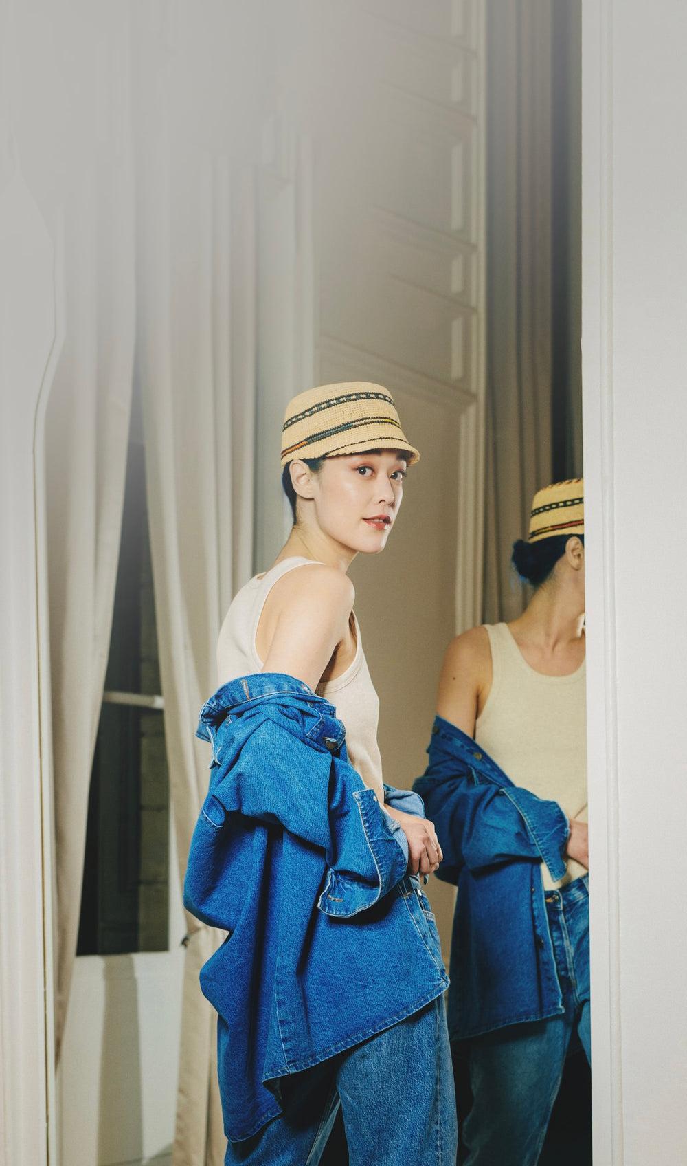 Anthony Peto Casque Panama Crochet N'debele