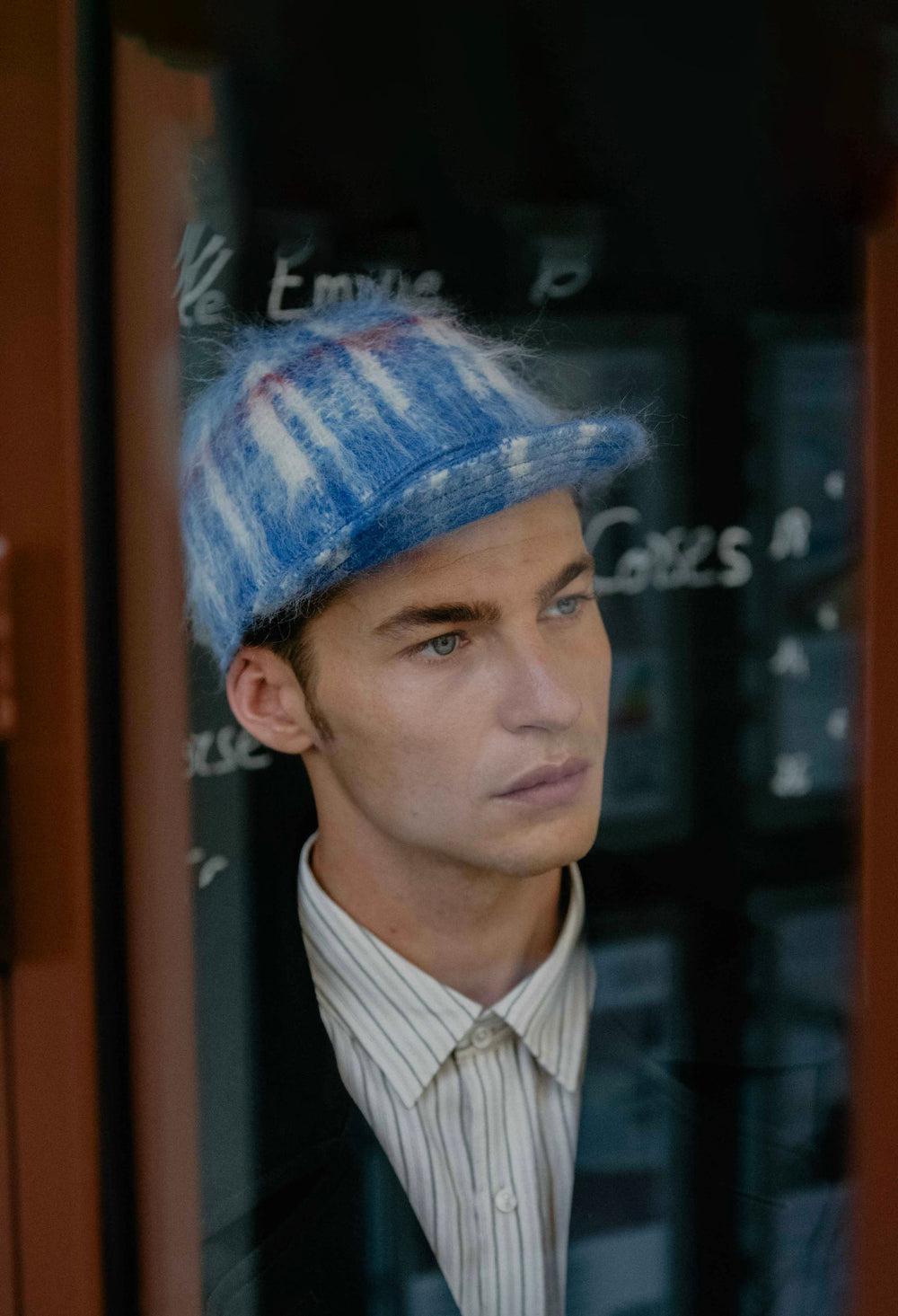 Anthony Peto Cavaletto Blue Tartan Mohair