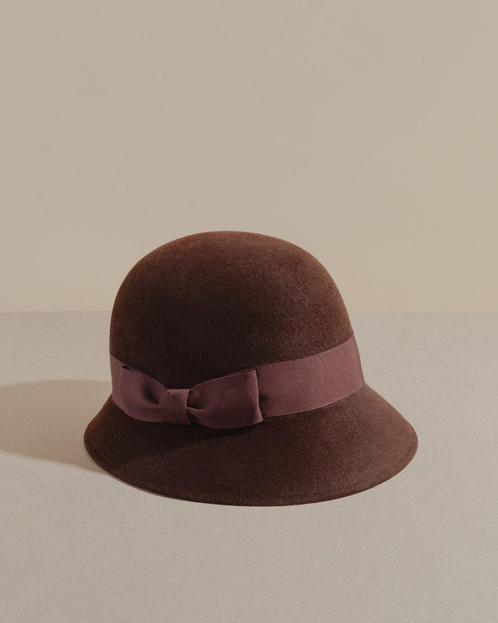 Anthony Peto Cloche Feutre Black;;;Brown;;;Navy;;;White