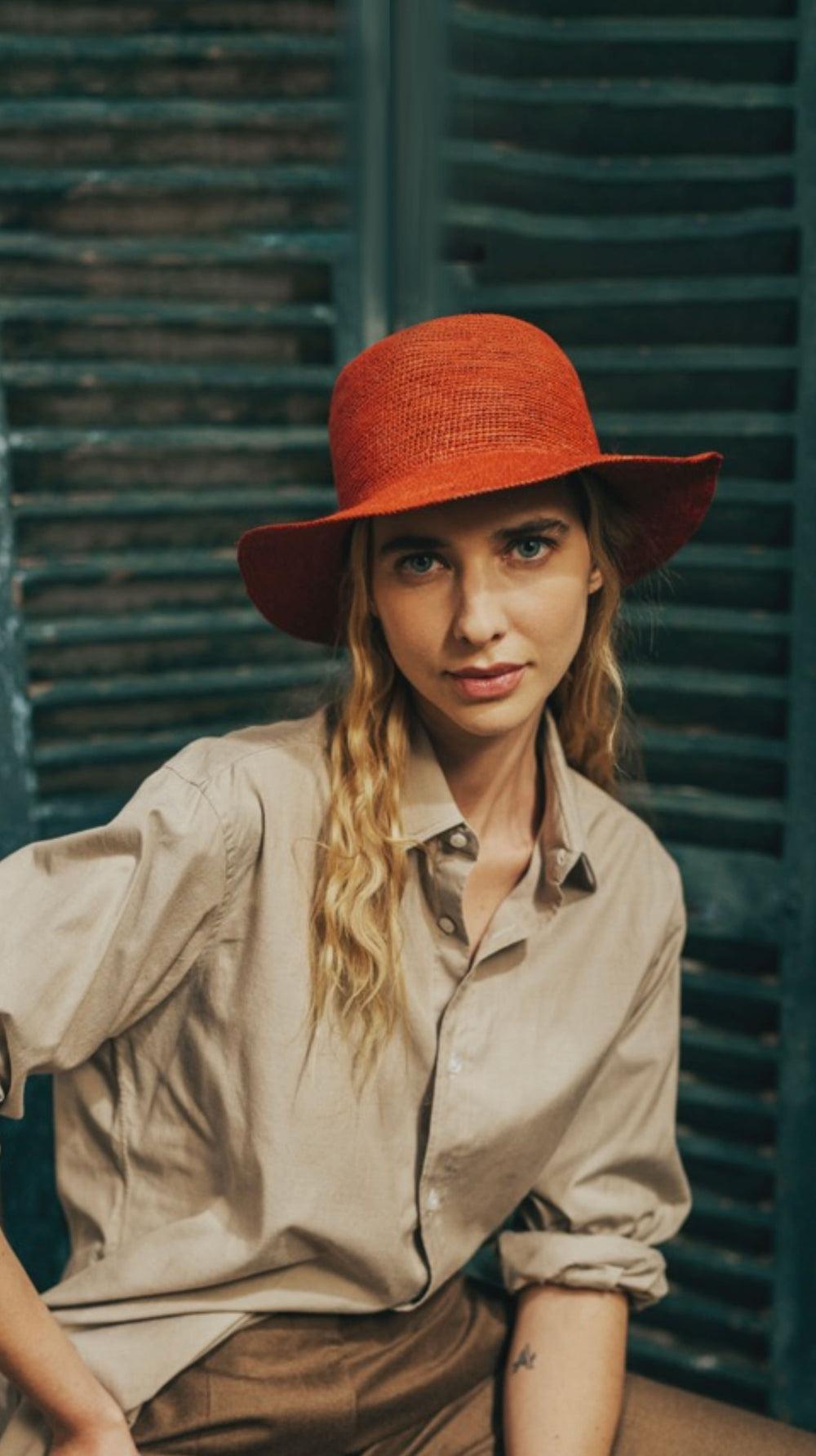 Anthony Peto Clyde Panama Crochet Rouge