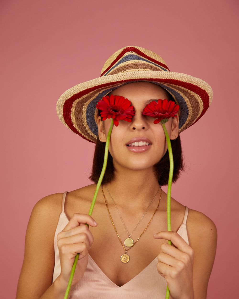 Anthony Peto Clyde Panama Crochet Striped