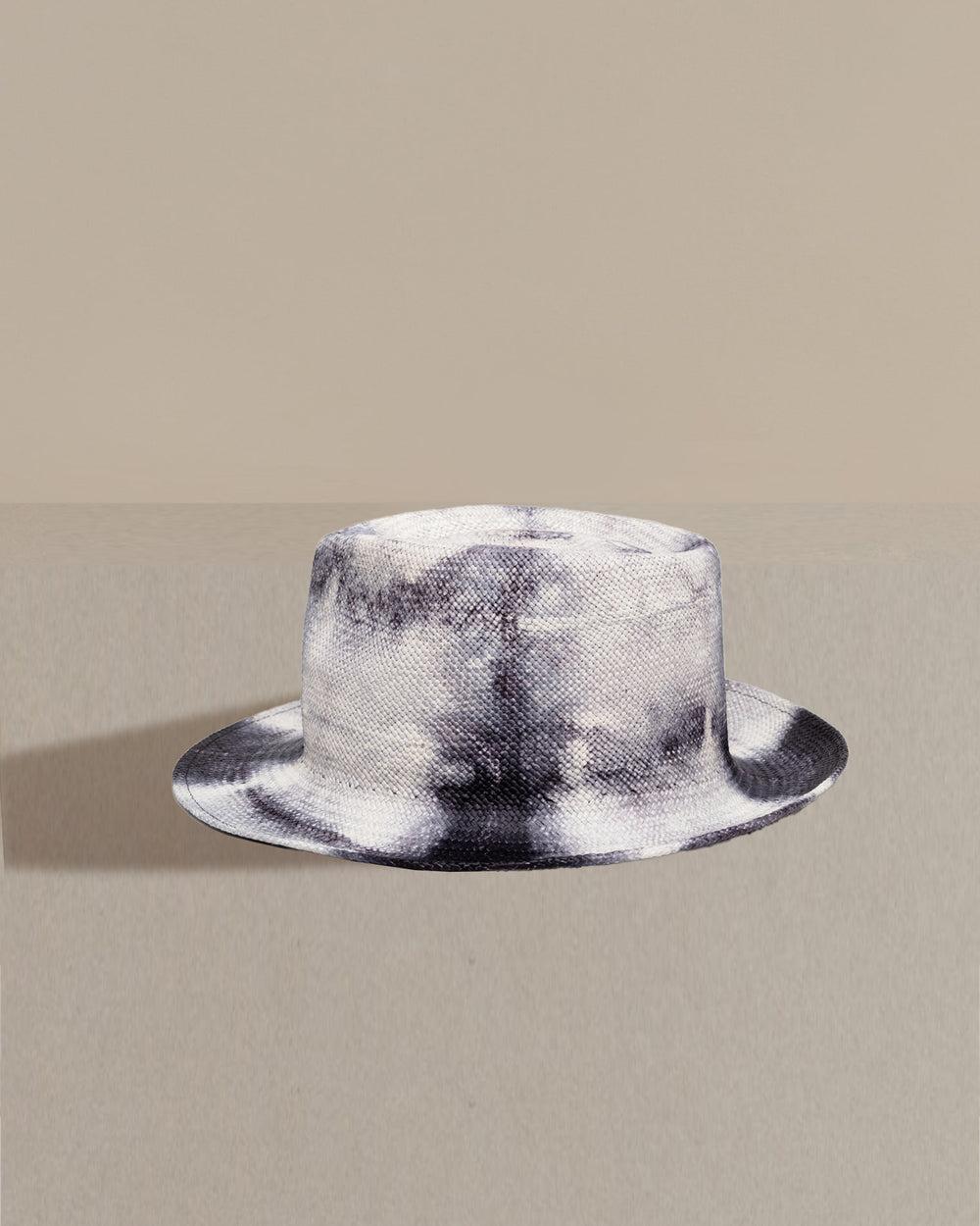 anthony peto clyde tie dye panama Black;;;Blue