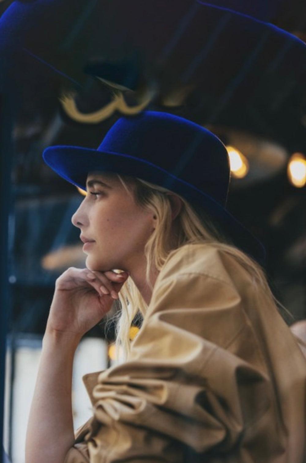 Anthony Peto Georgina French Blue Felt