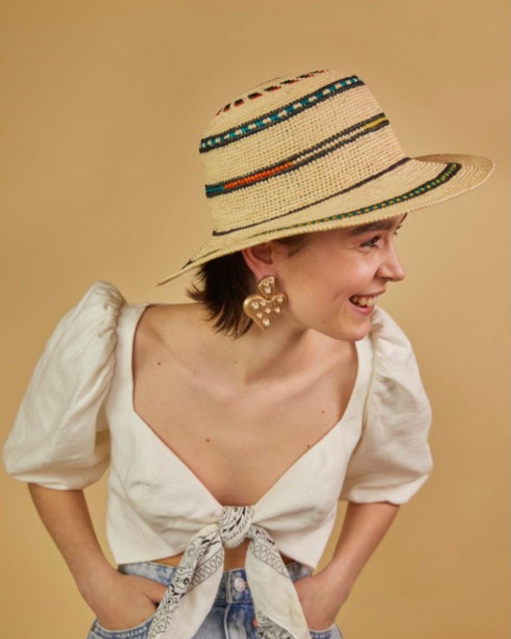 Anthony Peto Hobo Panama Crochet N'debele