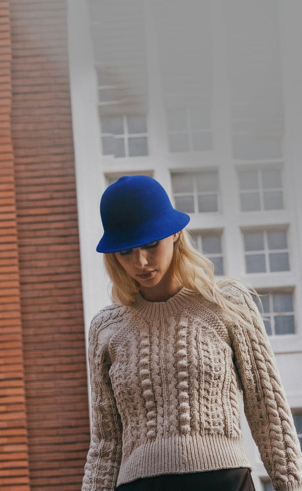 Anthony Peto Hopper Felt Blue