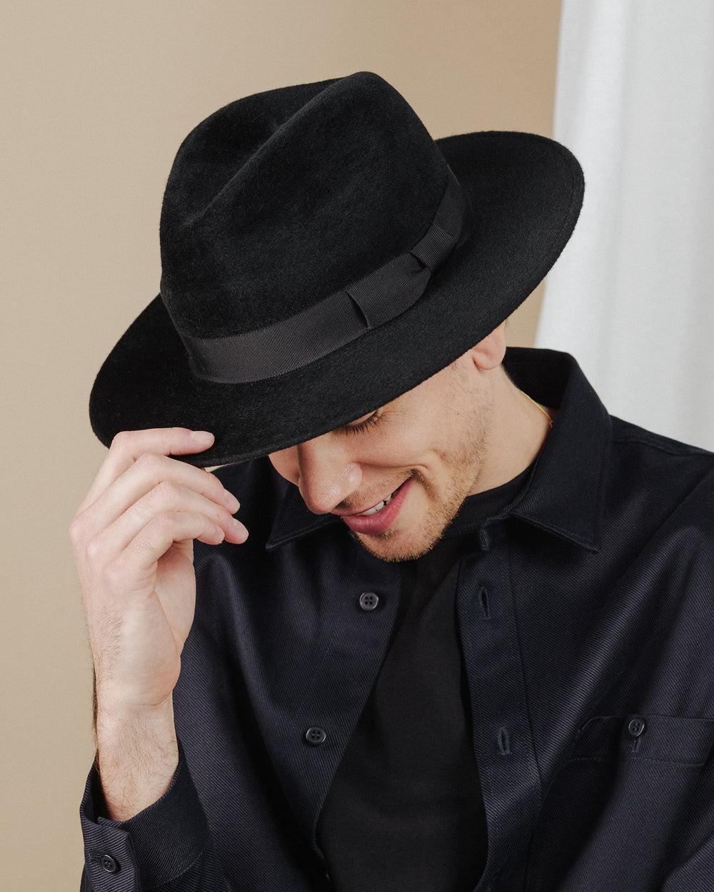 Anthony Peto Jake Feutre Navy;;;Black;;;Brown;;;Mink