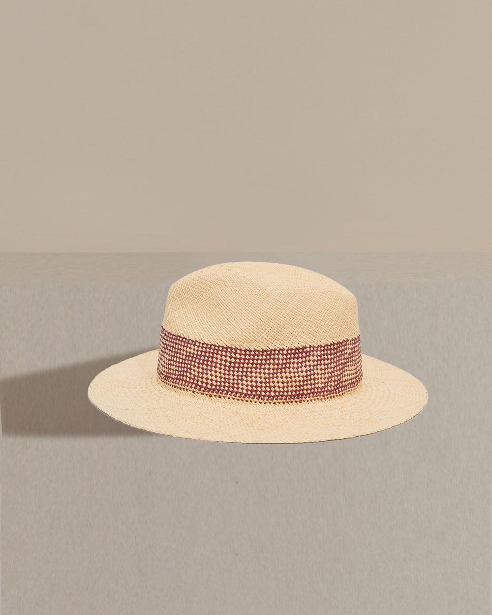 anthony peto jake panama en maille tissée