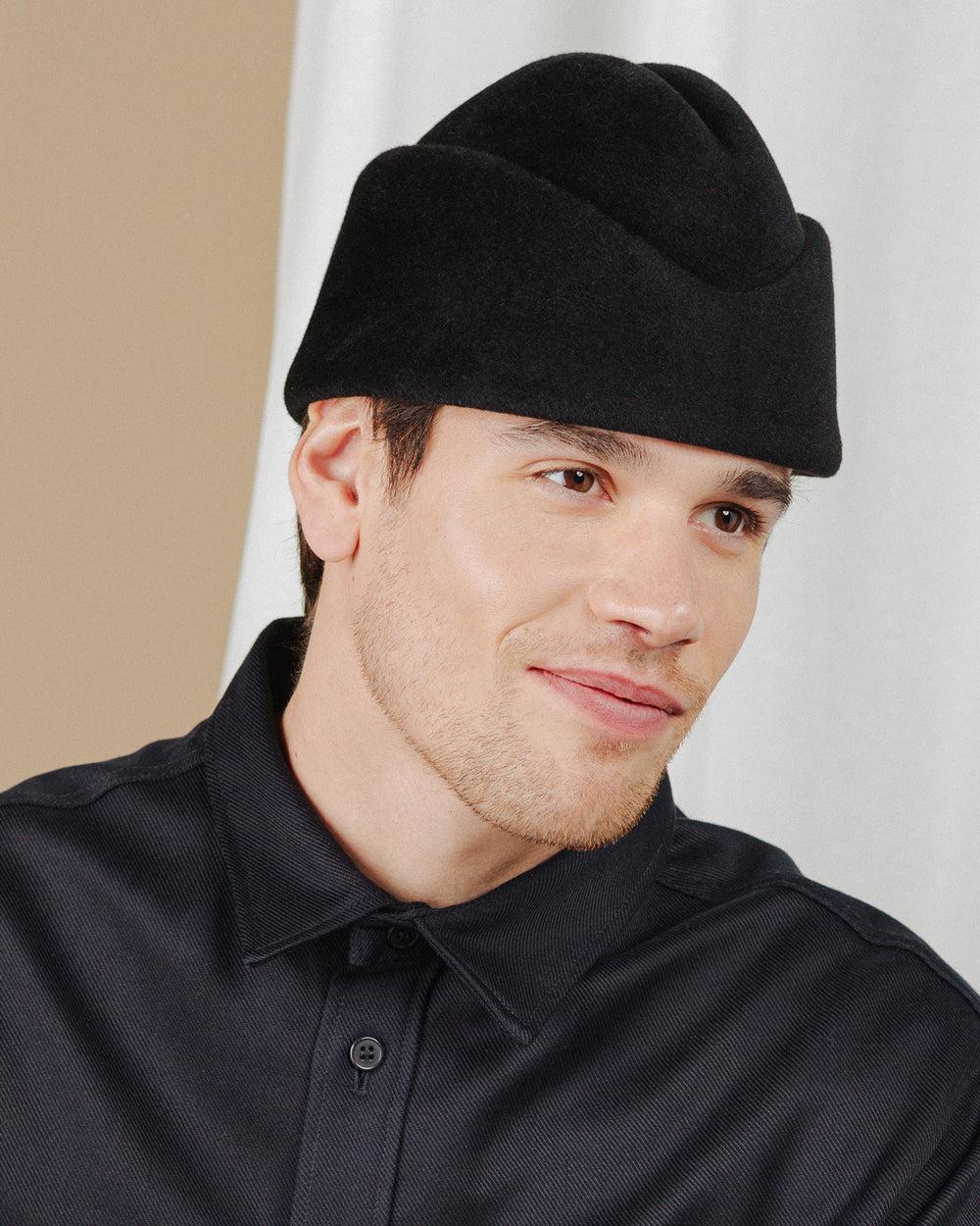 Anthony Peto Joe Feutre Black;;;Leopard Print