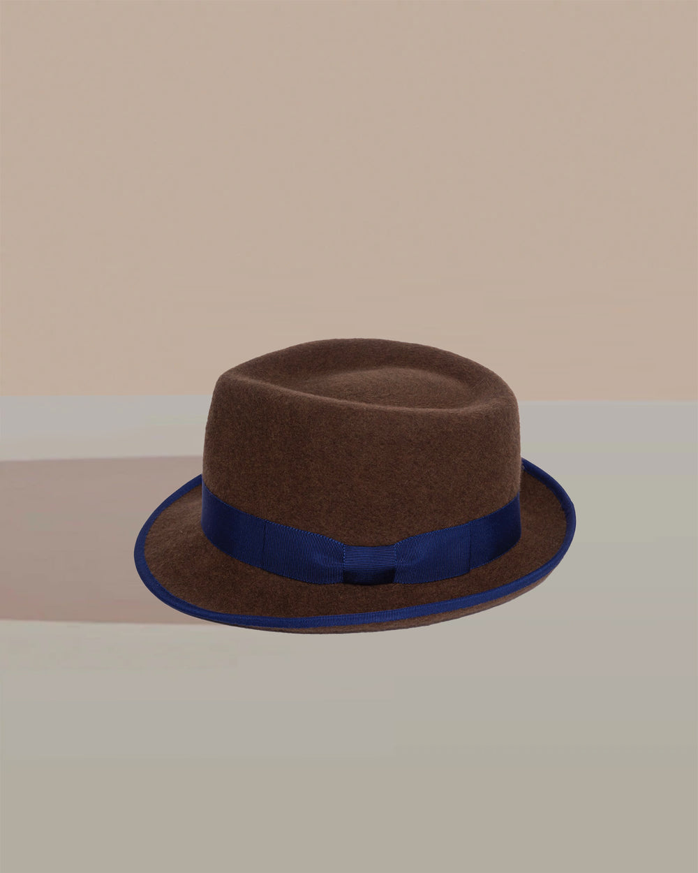 anthony peto malecon trim wool felt Loden;;;Cocoa