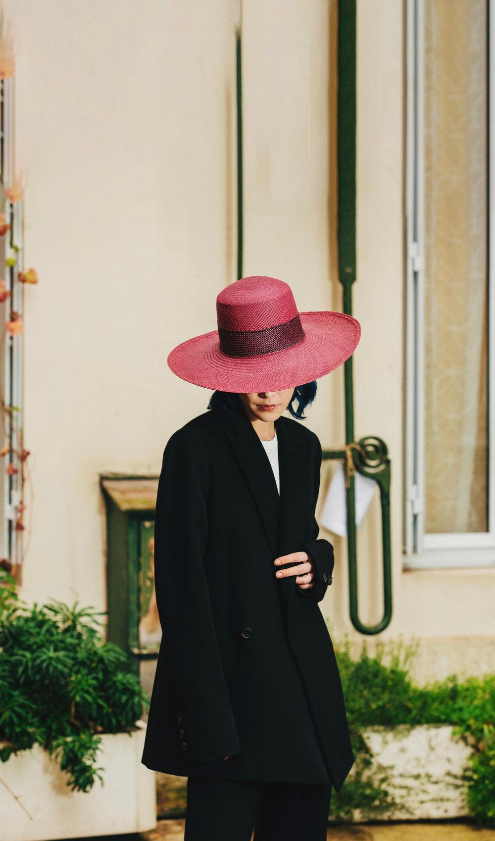 Anthony Peto Pancho Panama Mesh Wave Bordeaux
