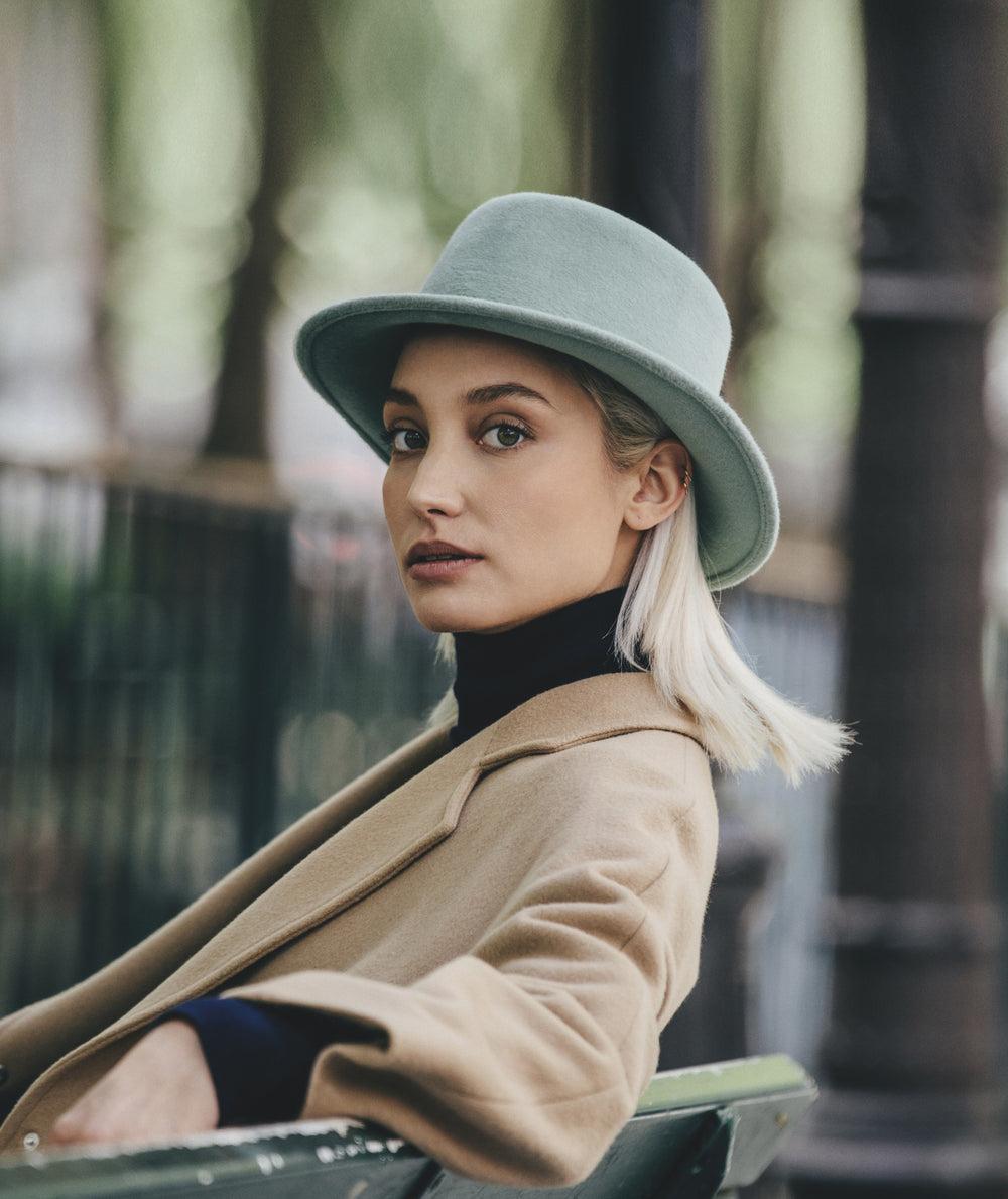 Anthony Peto Rondo Felt Pistache;;;Chestnut